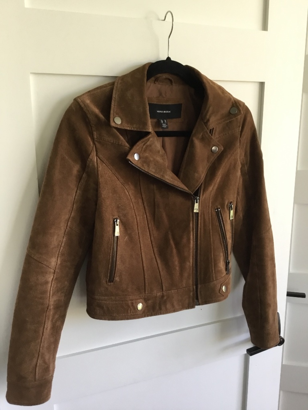Vero Moda - Brown suede women’s jacket